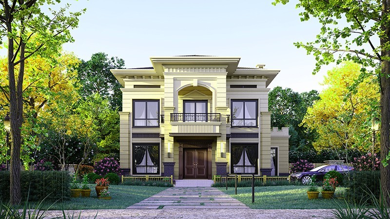 海西中式合院住宅，开放庭院与邻里乡亲更亲近